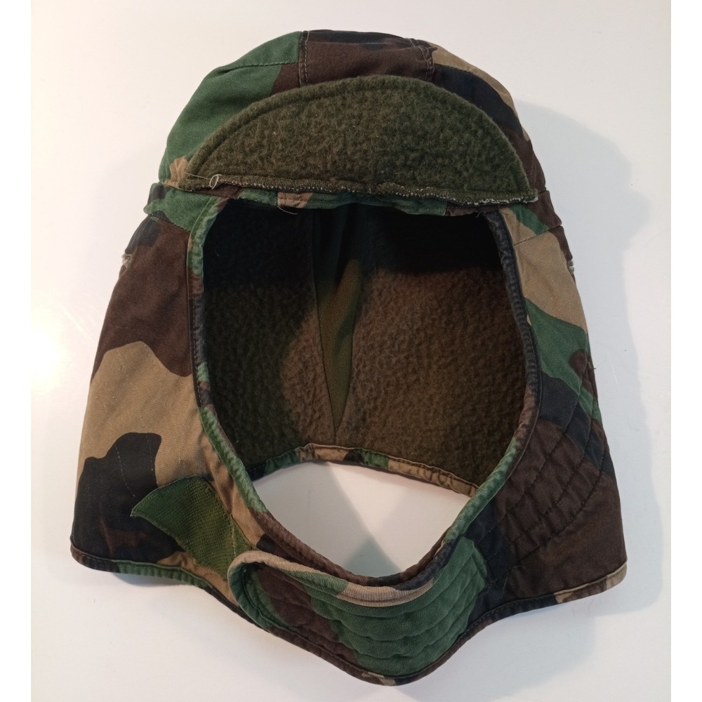 US Army Cold Weather Uniform‎ Cap Insulating Helmet Liner, Camo, Size 7